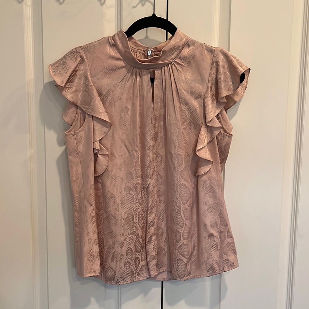 Rebecca Taylor Pink Silk Blouse